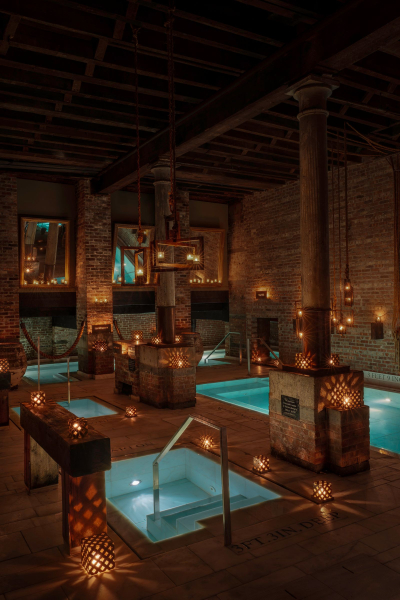 Pools at AIRE Ancient Baths Tribeca
